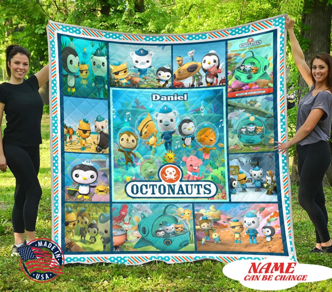 Personalized Octonauts Quilt Blanket Octonauts Kids Blanket Octonauts Party Octonauts Theme Custom Kids Blanket